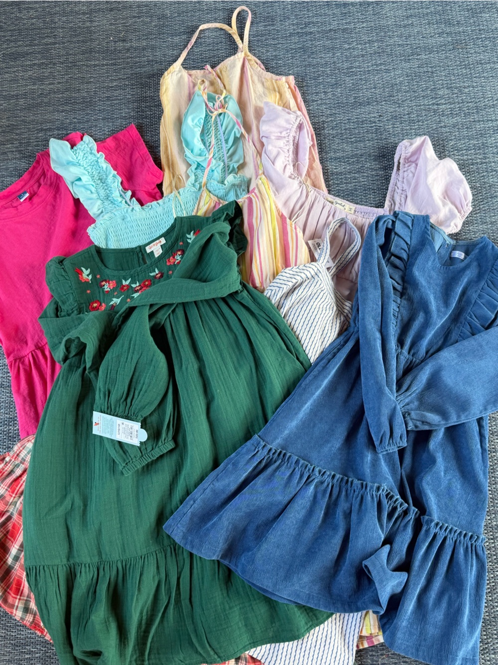 BUNDLE OF 9 GIRLS DRESSES SOME NWT